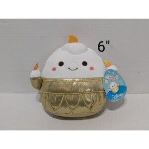 Squishmallow Lumiere 6" NWT Beauty and the Beast
